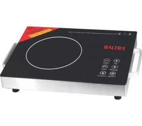 Baltra Sensible BIC-121 Sensible Infrared Induction Cooktop Touch Panel 2000 Watt All Utensils Use able Radiant Cooktop Black, Red, Touch Panel image