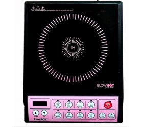 BlowHot 2000Watt A9 Push Control Basic Induction Cook Top - 6 Months Warranty - Black & Pink A9 Induction Cooktop Black, Pink, Push Button image