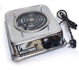 BRIGHTBERG radiant cooktop 1200 WATT Induction Cooktop Silver, Jog Dial image
