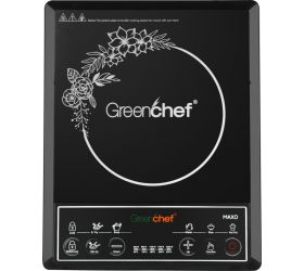 Greenchef MAXO GCIND_123 Induction Cooktop Black, Push Button image