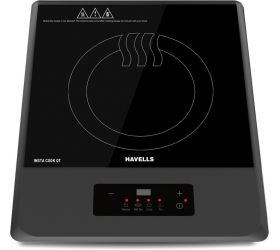 Havells INSTA COOK QT GHCICDGK120 Induction Cooktop Black, Touch Panel image