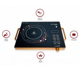 INTROK SURYA KAP DLX INDUCTION COOKTOP Induction Cooktop Black, Gold, Touch Panel image