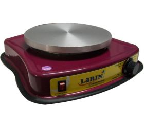 Larin 500W Electric Single Hot Plate Induction Electric Cooking Heater 1 Burner D-lite+ Induction Cooktop Maroon, Push Button image