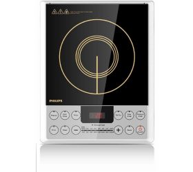 Philips 2100WATTS Induction Cooktop White, Push Button image