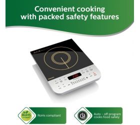 Philips 4928/01 2100-Watt Induction Cooktop Black Induction Cooktop Black, Touch Panel image