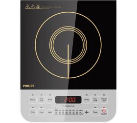Philips & Customized Indian Menu Induction Cooker HD4929 Induction Cooktop Silver, Touch Panel image