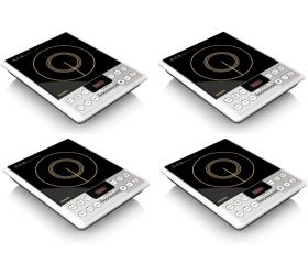 Philips HD4929 PACK OF 4 Induction Cooktop Multicolor, Touch Panel image