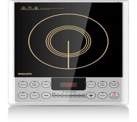 PHILIPS Induction Cooktop HD4929/01 Silver, Black, Touch Panel image