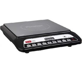 Prestige Pic 20 1200 Watt Induction Cooktop with Push button Black Induction Cooktop Black, Push Button image