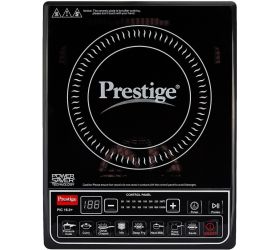 Prestige PIC 16.0+ 1900- Watt Induction Cooktop with Push button Induction Cooktop Black, Push Button image