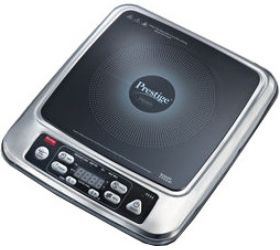 Prestige PIC 9.0 Induction Cooktop Silver, Push Button image