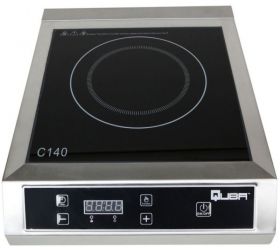 Quba C140 5000 Watt Commercial Induction Induction Cooktop Silver, Touch Panel image