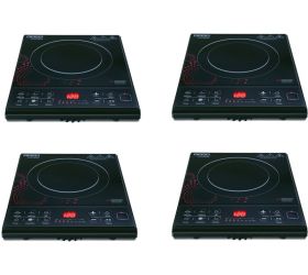 USHA Cook Joy 3616 Pack of 4 Induction Cooktop Black, Push Button image