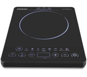 Usha 3820T INDUCTION COOKTOP TOUCH PANEL Induction Cooktop Black, Touch Panel image