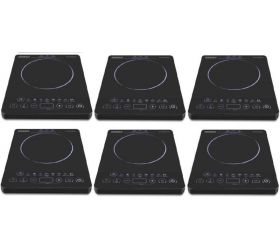 Usha Cook joy 3820T -2000W Induction Cooktop IC 3820 PACK OF 6 Induction Cooktop Black, Touch Panel image