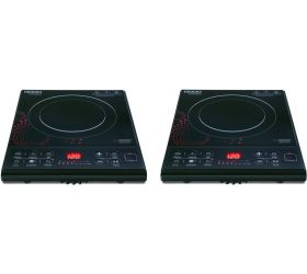 USHA IC3616 PACK OF 2 Induction Cooktop Black, Touch Panel image