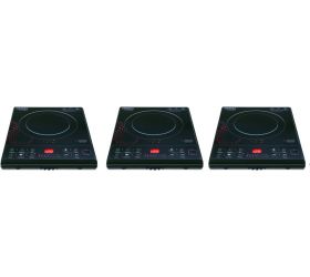 USHA IC3616 PACK OF 3 Induction Cooktop Black, Touch Panel image