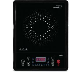 V-Guard VIC 06 1600 W  Induction Cooktop Black, Push Button image
