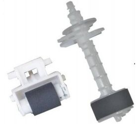 ANG PICKUP ROLLER SET Pickup Roller Compatible For Epson Printers L100, L110, L130, L200, L210, L220, L300, L310, L350, L355, L360, L365, L455, L550, L555, L565, L380, Black Ink Cartridge image