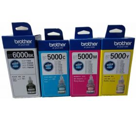 Brother 5000-6000 Brother 5000-6000 Black + Tri Color Combo Pack Ink Bottle image