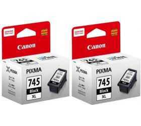 Canon new-745xl-twin 745 XL TWIN Black Ink Cartridge image