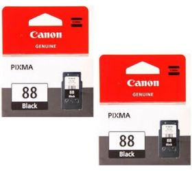 Canon 88 Black Twin Pack [Set of 2 Cartridge] -Special ITGLOBAL Combo Offer Pixma Black Ink Cartridge image