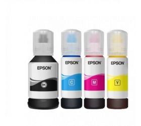Epson T03Y300 001 Premium Quality Original Ink for EPSON L4150 L4160 L6160 L6170 L6190 Ink Tank Printer Black Pigment PBK 127ML & CMY DYE 70ML Ink Tri-Color Ink Cartridge image