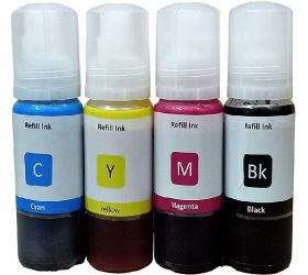 Globe Epson L5190 , L3150 , L3110 , L1110 , L4150 , L6170 , L4160 , L6190 , L6160 Tri-Color Ink Bottle Epson L5190 , L3150 , L3110 , L1110 , L4150 , L6170 , L4160 , L6190 , L6160 Tri-Color Ink Black + Tri Color Combo Pack Ink Bottle image