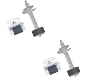 MAX Pickup Feed Roller set of 2 Paper Feed Pickup Roller for Epson ME10 l110 l111 L130 L120 L210 L220 L211 L300 L310 L301 L303 L350 L353 L351 Printer Tri-Color Ink Cartridge image