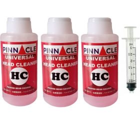 Pinnacle 3 Printer Head Cleaner Solution for Printer Head/Cartridges Printear Head Cleaner Solution for Printer Cartridges & Printer Head,Nozzles to Clear Blockage,Clogging red Ink Bottle Red Ink Bottle image