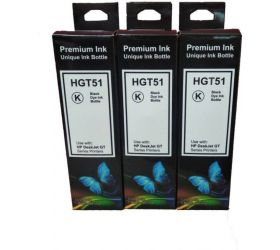 RODEX HTGT 51- 5820 5810 PREMIUM COMPATIBLE INK FOR HP GT51 GT52 COLOR SET REFILL INK BOTTLE FOR GT 5820 5810 Black Ink Bottle image