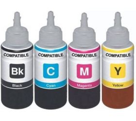 verena Refill Ink For Use In Epson L380 Multi-Function Printer - Cyan, Magenta, Yellow & Black - 70 ML Each Bottle Multi Color Ink Black, Cyan, Magenta, Yellow Refill Ink For Use In Epson L380 Multi-Function Printer-70 ML Each Bottle Multi Color Ink Bla image