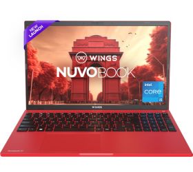 Wings Nuvobook V1 Aluminium Alloy Metal Body Intel WL-Nuvobook V1-RED Core i5 11th Gen 1155G7  Thin and Light Laptop image