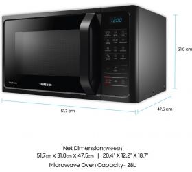 Samsung MC28H5023AK/TL 28 L Convection Microwave Oven , Black image