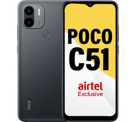 POCO C51 - Locked with Airtel Prepaid (Power Black, 64 GB)(4 GB RAM) image
