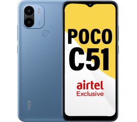 POCO C51 - Locked with Airtel Prepaid (Royal Blue, 64 GB)(4 GB RAM) image