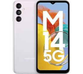 SAMSUNG Galaxy M14 5G (ICY Silver, 128 GB)(4 GB RAM) image