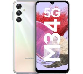 SAMSUNG Galaxy M34 5G without charger (Prism Silver, 128 GB)(6 GB RAM) image
