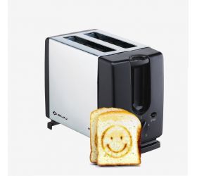 BAJAJ ATX3 750 W Pop Up Toaster Silver and Black image