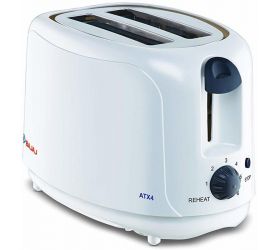 BAJAJ TX 4 750-Watt Pop-up Toaster White 750 W Pop Up Toaster White image