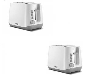 USHA PT3730 Pack of 2 750 W Pop Up Toaster White image
