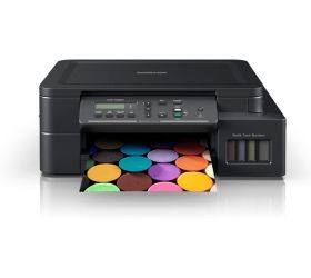 brother DCP-T520W All-in One System with Built-in-Wireless Technology Multi-function Color Inkjet Printer Black, Ink Tank image