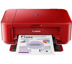 Canon E 560 Multi-function Color Printer Red, Refillable Ink Tank image