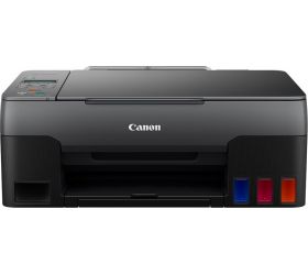 Canon G3021 Multi-function Color Printer with Voice Activated Printing Google Assistant and Alexa Black, Refillable Ink Tank image