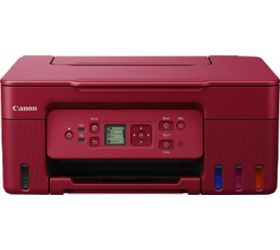 Canon G3770 Multi-function WiFi Color Inkjet Printer Red, Ink Bottle, 4 Ink Bottles Included image