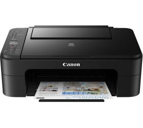 Canon PIXMA 3370 Multi-function Color Printer Black, Refillable Ink Tank image