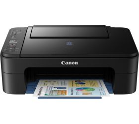 Canon PIXMA E3177 Multi-function WiFi Color Printer Black, Ink Cartridge image