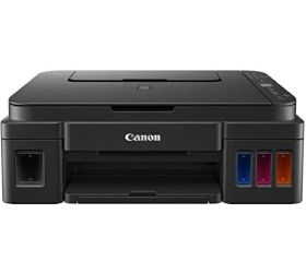 Canon Pixma G3010 Multi-function WiFi Color Inkjet Printer Black, Ink Tank, 4 Ink Bottles Included image