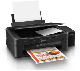 Epson Ink Tank L 220 L220 Multi-function Inkjet Printer Black, Refillable Ink Tank image