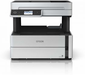 Epson M3180 Multi-function WiFi Monochrome Printer White, Black, Ink Bottle image